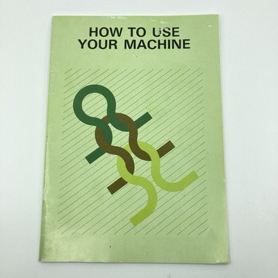 Instruction Manual For The Brother KX 350 Knitting Machine