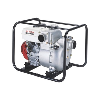 Honda Self-Priming Construction Full Trash Pump, 3in. Ports, 19,020 GPH, 1