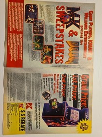 Rare Vintage 1995 Game Players Magazine Lot Mortal Kombat 3 Sega Saturn PlayStat