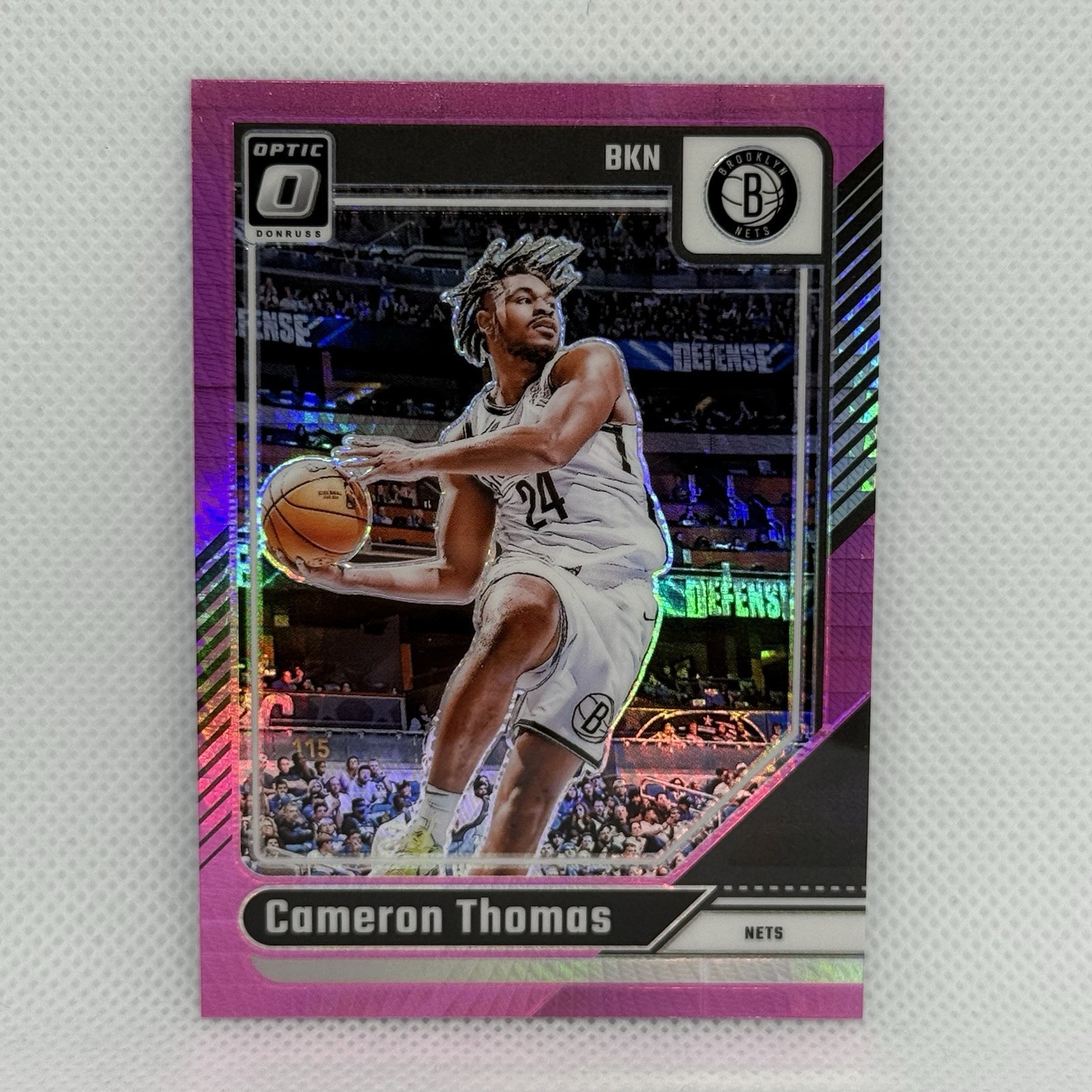 Brooklyn Nets - Cameron Thomas - 24/25 Donruss Optic - Hyper Pink - #80