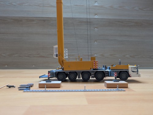 Conrad Liebherr 2102 MK 100 MOBIL BAUKRAN M 1:50 nur einmal aufgebaut - Bild 7 von 20