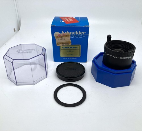 SCHNEIDER KREUZNACH 80mm f4 Enlarging Lens RR in Original Box G2U