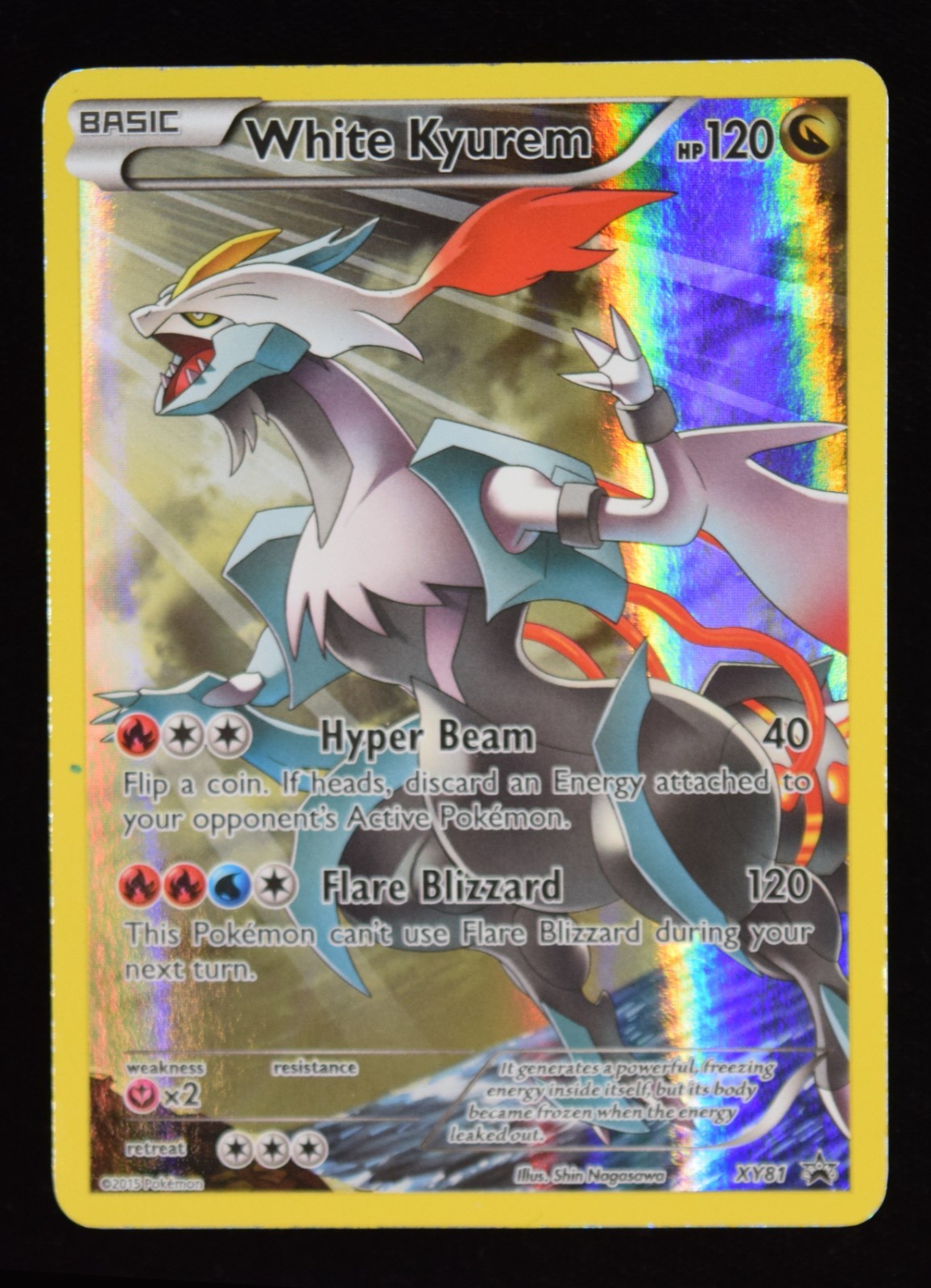 White Kyurem Illustration Rare - XY81 - XY Black Star Promos - Pokemon Card