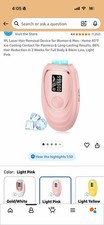 IPL Laser Hair Removal Device for Women  Men - Home 45 F Ice-Cooling Contact