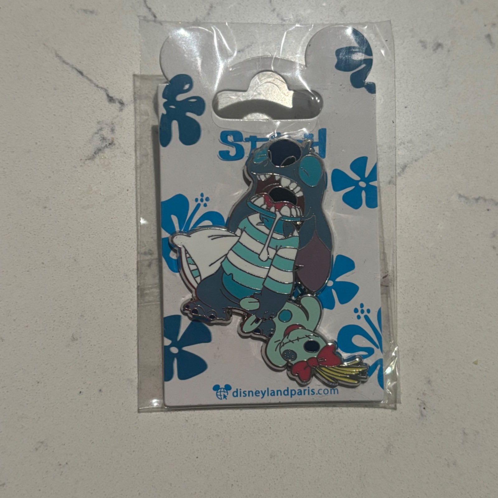 Disneyland Paris Lilo And Stitch Stitch And Angel Sleepy Pin Character Pin