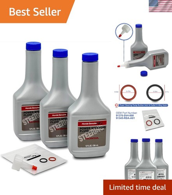 #ad #ad Essential 3PCS Power Steering Fluid amp; O Ring Seal Kit for Honda Acura Vehicles $70.19
