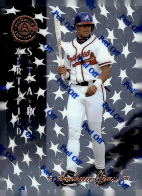 1997 Pinnacle Certified Edition  #150 Andruw Jones