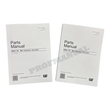 Caterpillar Cat 308E2 CR Mini Hydraulic Excavator Parts Catalog Manual FJX1-Up