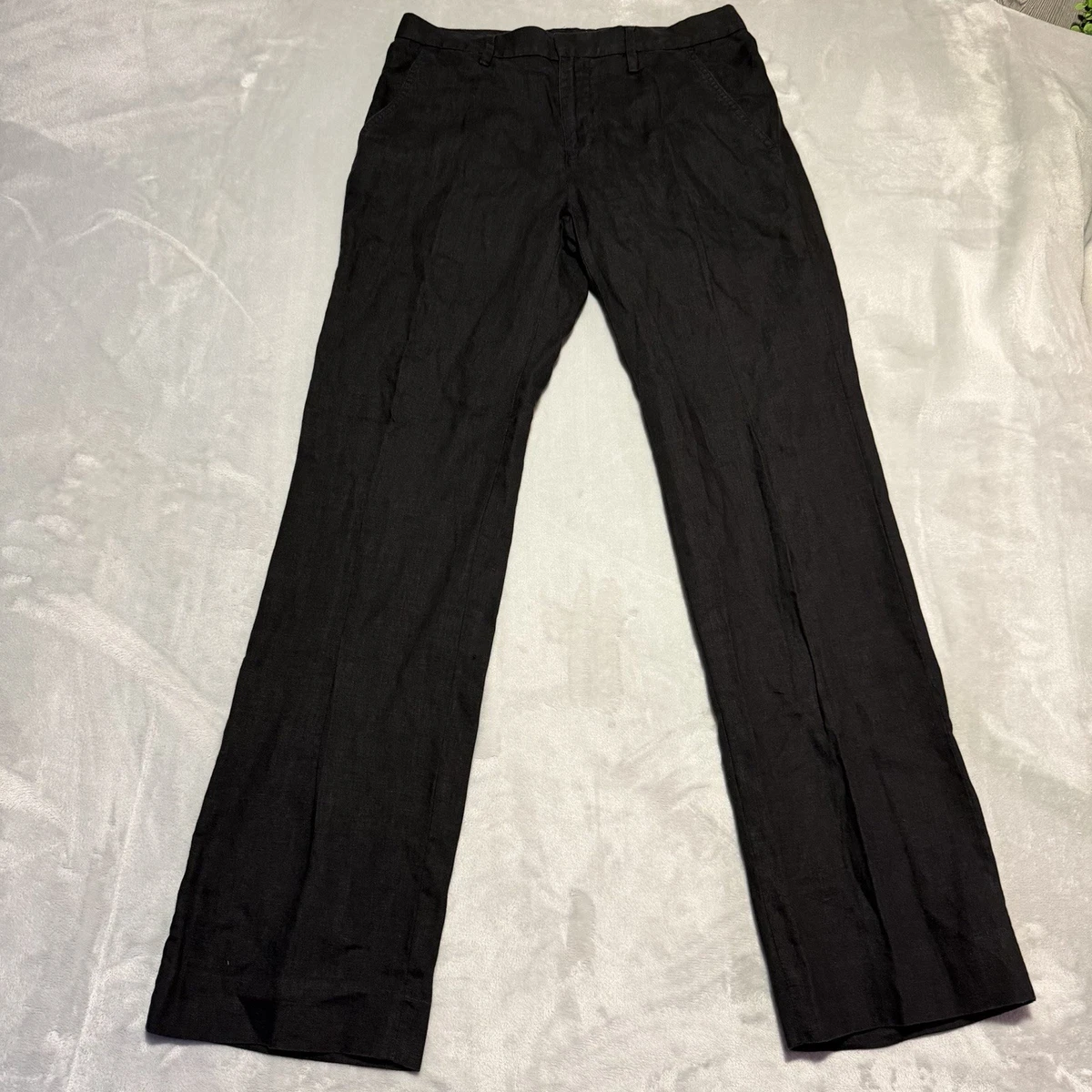 ARMANI JEANS 00s〜 linen blend slacks Armani Linen Pants - Etsy