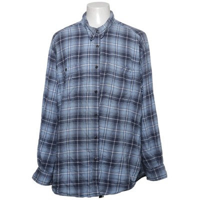 Basic Editions, Flanellhemd, Größe: 3XL, Blau/Weiß, Baumwolle, Karo #2Pp