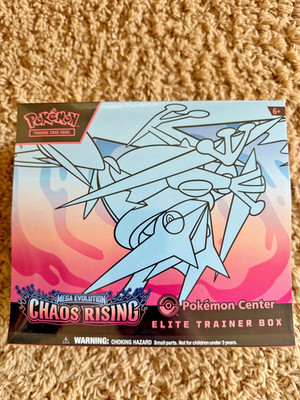 Pokemon TCG Chaos Rising Pokemon Center Elite Trainer Box ETB SEALED Brand NEW!