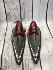 Yankee 77 Streamlined Clearance Cab Marker Light Lamp Red Vintage Set Of 2 As-is