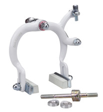 Dia-Compe 890 old school BMX reissue bicycle brake caliper w/ white pads -