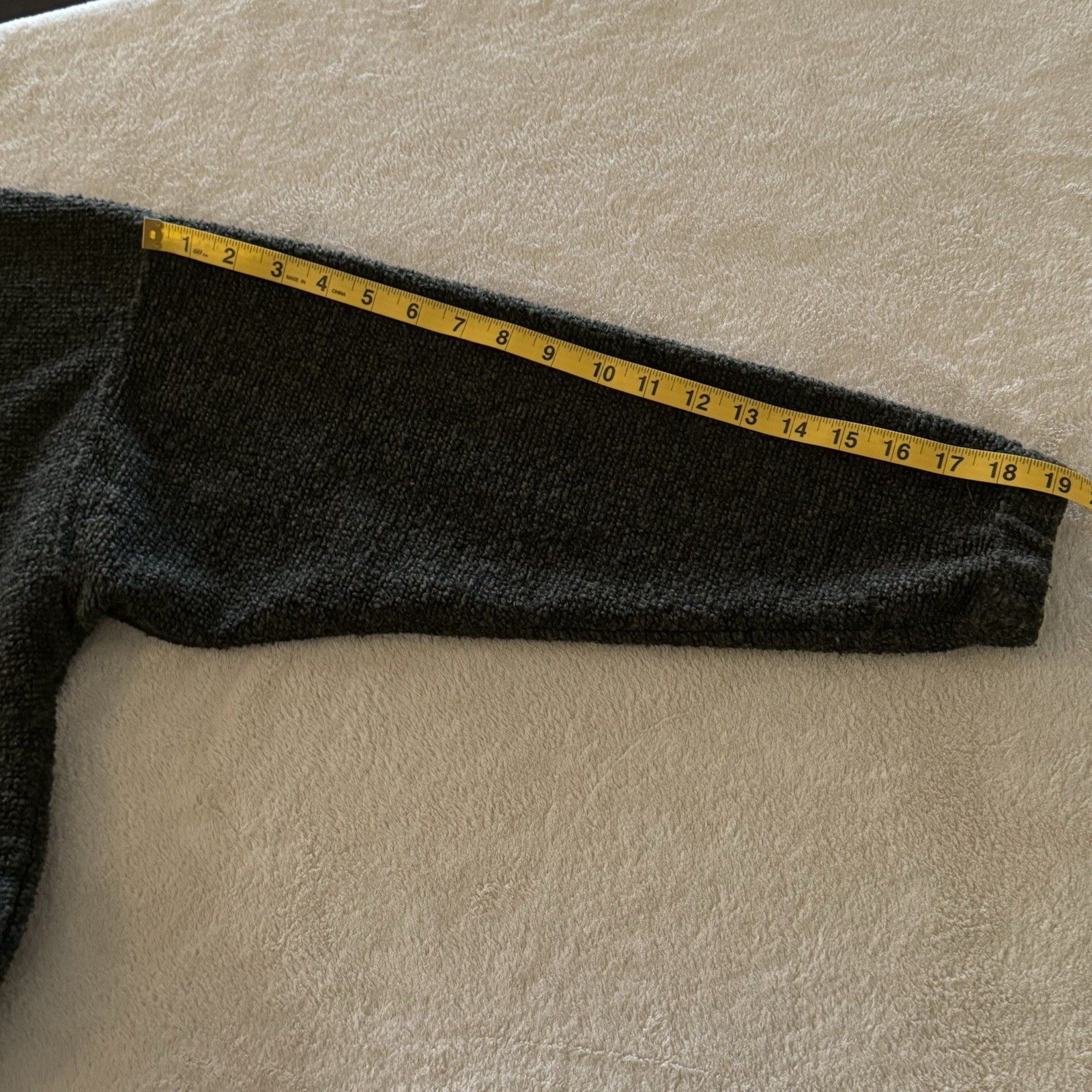 Straight Down Wool Blend Button Mock Neck Sweater… - image 11