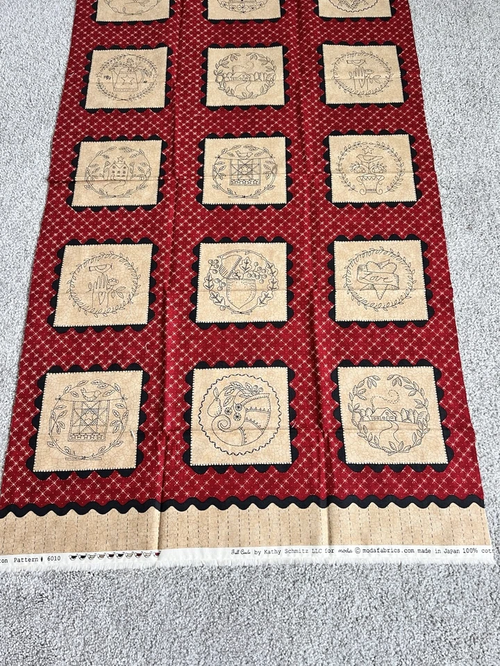 Full Circle quilt fabric panel by Kathy Schmitz for Moda Fabrics #60100 43x 24 - Image 4 of 4