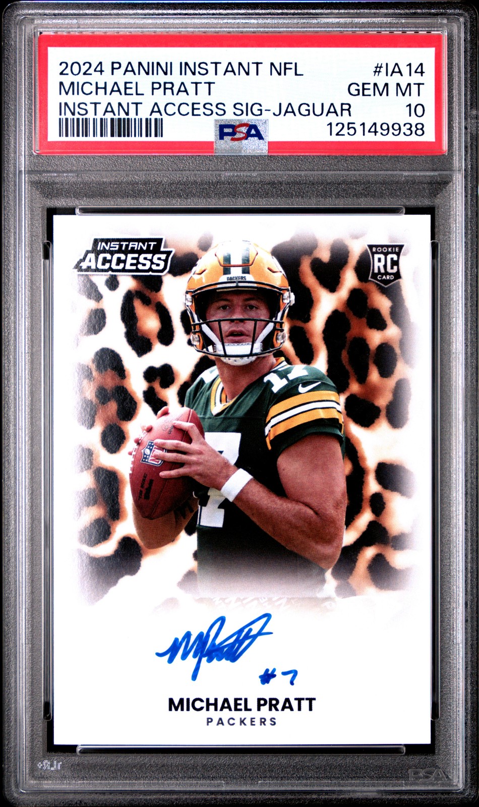 Michael Pratt Panini Instant NFL Instant Access Signatures #IA14 Jaguar