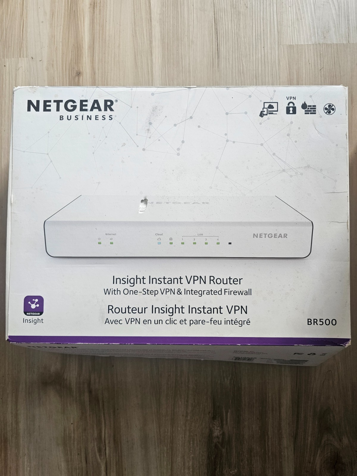 Netgear Business Insight Instant VPN Router w/ One-Step VPN & Integrated Firewal
