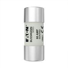 House Mains Service Cut-Out Fuse 60 Amp Small Bussmann 60KR85 57x23mm BS1361 60A