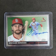 Brendan Donovan Chrome Platinum 2025 Auto