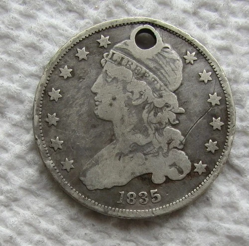 1835 Capped Bust Quarter — photo from the most recent tracked eBay sale