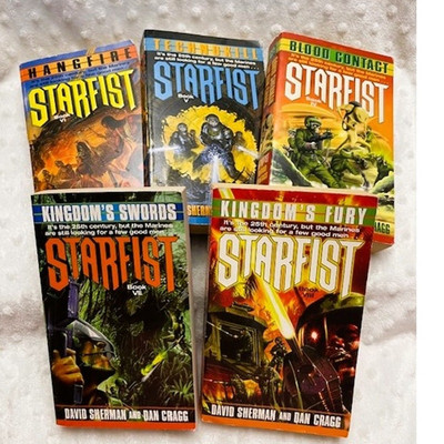 StarFist Books (IV,V,VI,VII,VIII)(4-8), Sherman/Cragg, Mass Market PB,1st Ed, VG