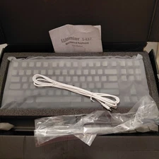 Womier S-K87 Mechanical Keyboard One Size Gray White