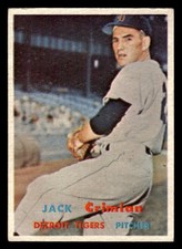 1957 Topps Baseball #297 Jack Crimian VG *k1