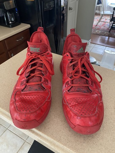 damian lillard shoes 3 red