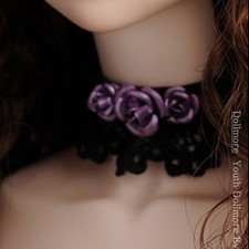 DOLLMORE BJD ACCESSORY NEW SD Model doll F - Rose War Choker Violet