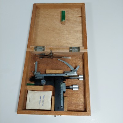 Vintage Japan Microscope Mechanical Stage/Slide Holder