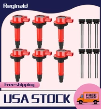 6*OEM Ignition Coil & Wire For Motorcraft Ford 07-13 Lincoln Mercury DG520 UF553