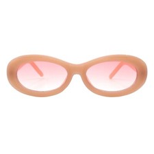 Womens Sunglasses Wide Oval Shape Retro Fashion UV 400