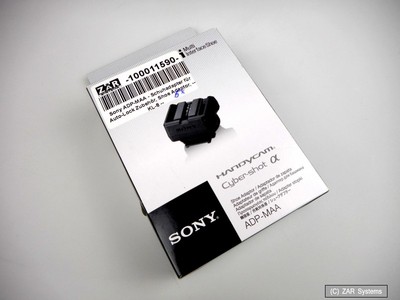 Sony ADP-MAA - Schuhadapter für Auto-Lock Zubehör, Shoe Adaptor, ADPMAA, Neu