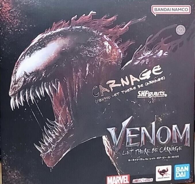 Bandai S.H.Figuarts Carnage Venom Let There be Carnage SHF Action Figure New