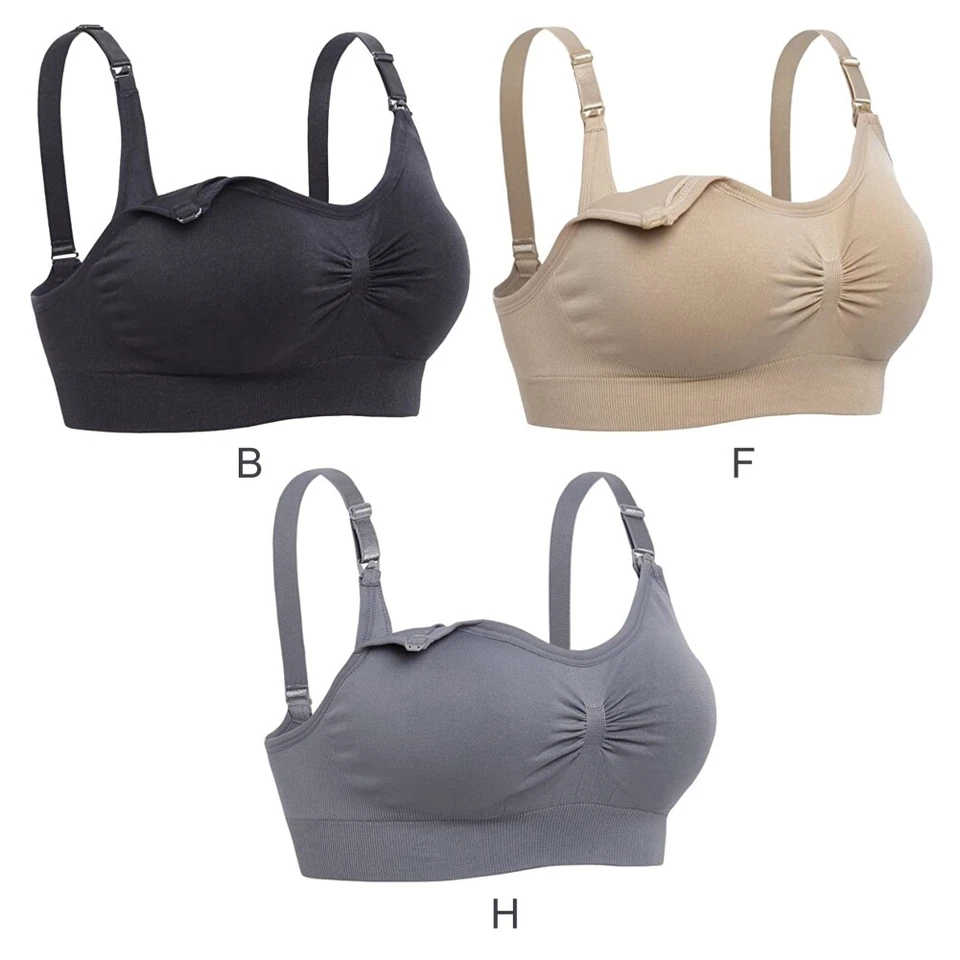 Women's Maternity Nursing Bra Adjustable Shoulder Strap Breastfeeding Lactation - image 4 of 4