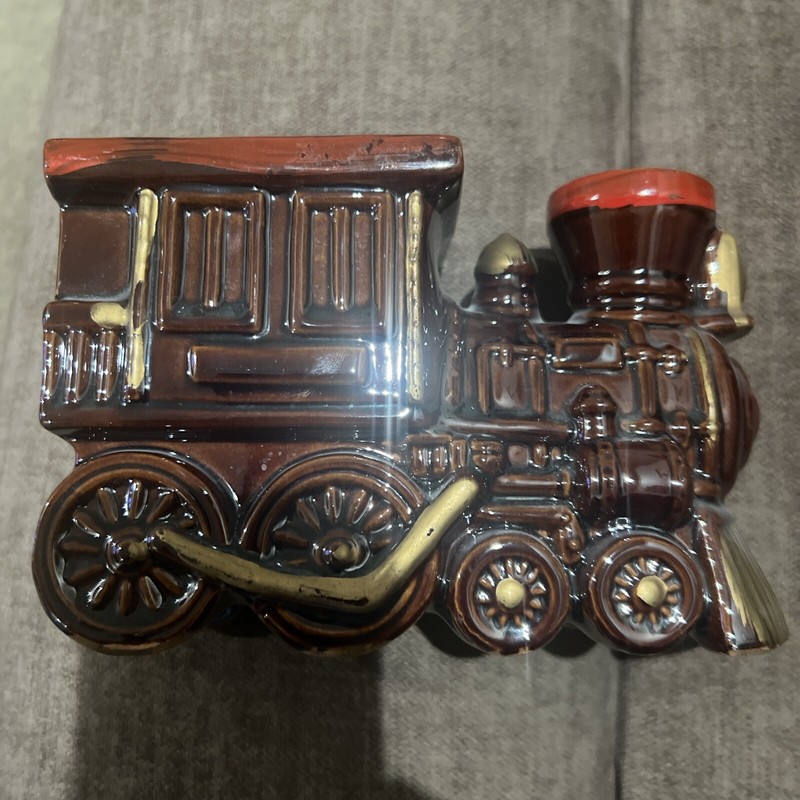 VTG TRAIN PLANTER POT RUBINS ORIGINALS LOS ANGELES/MADE IN JAPAN