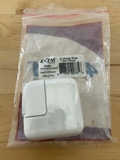 4XEM USB Wall Charger for iPhone/iPad/iPod Touch, White 4XIPADCHARGER