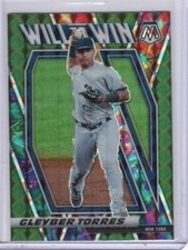 2021 Mosaic Will To Win Green Prizm #WTW7 Gleyber Torres New York Yankees