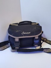 Vintage CAMERA BAG CASE Canvas Multiple Compartments Photography