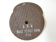 x6 Ct AAA Max 15500 RPM A36-T Grit Cutting Wheel Disc 4-1/8" x 1/8" x 3/8" NOS