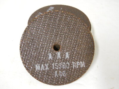 x6 Ct AAA Max 15500 RPM A36-T Grit Cutting Wheel Disc 4-1/8'' x 1/8'' x 3/8'' NOS
