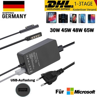 45W/65W Laptop Netzteil Ladegerät Für Microsoft Surface Pro 1/2/3/4/5/6/7/8/X/RT