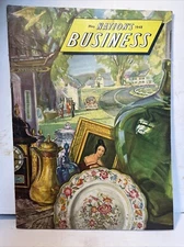 Vintage 1948 Nations Business Magazine American History Political Ads Galore!
