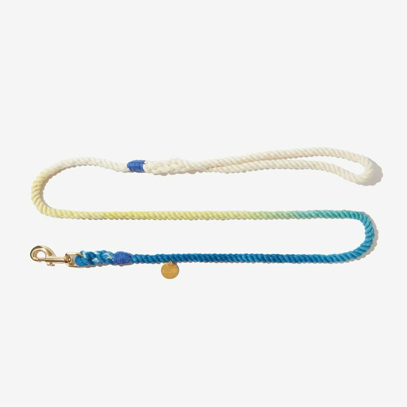 FOUND MY ANIMAL Hand-dyed Rope Leash in Blue 5' (60