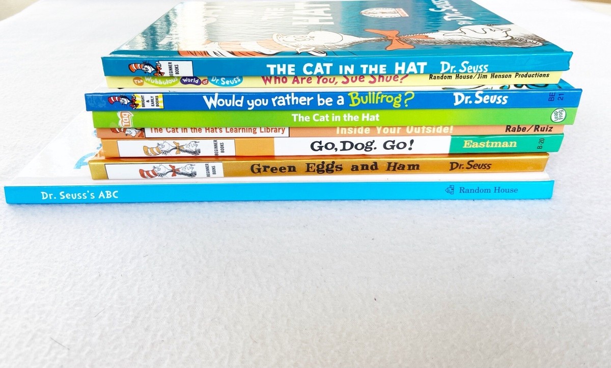 Lot of 8 DR SEUSS Picture Books, Hardcover, I Can Read It All By