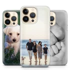 PERSONALIZED CUSTOM PRINTED PHOTO SOFT PHONE CASE FOR iPhone 16 15 14 13 12 +