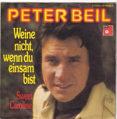 Peter Beil - Weine nicht, wenn du einsam bist - 7''-Vinyl-Single -199- vg++
