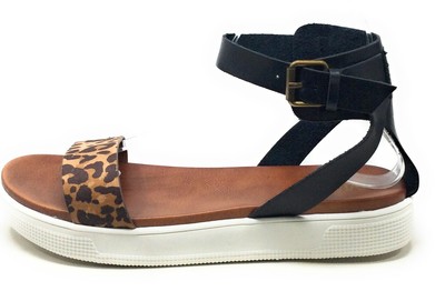 mia leopard sandals