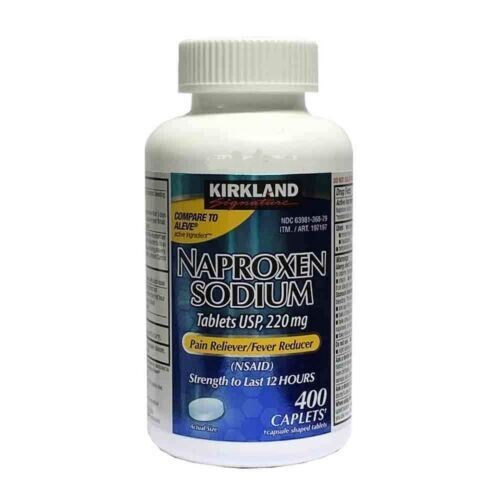 Kirkland Signature Naproxen Sodium 220mg Pain & Fever Reducer 400