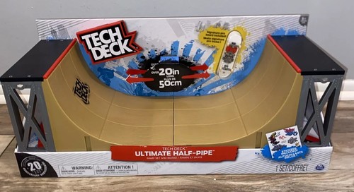 Tech Deck Ultimate Half-Pipe Ramp Play Set And Board Brand New